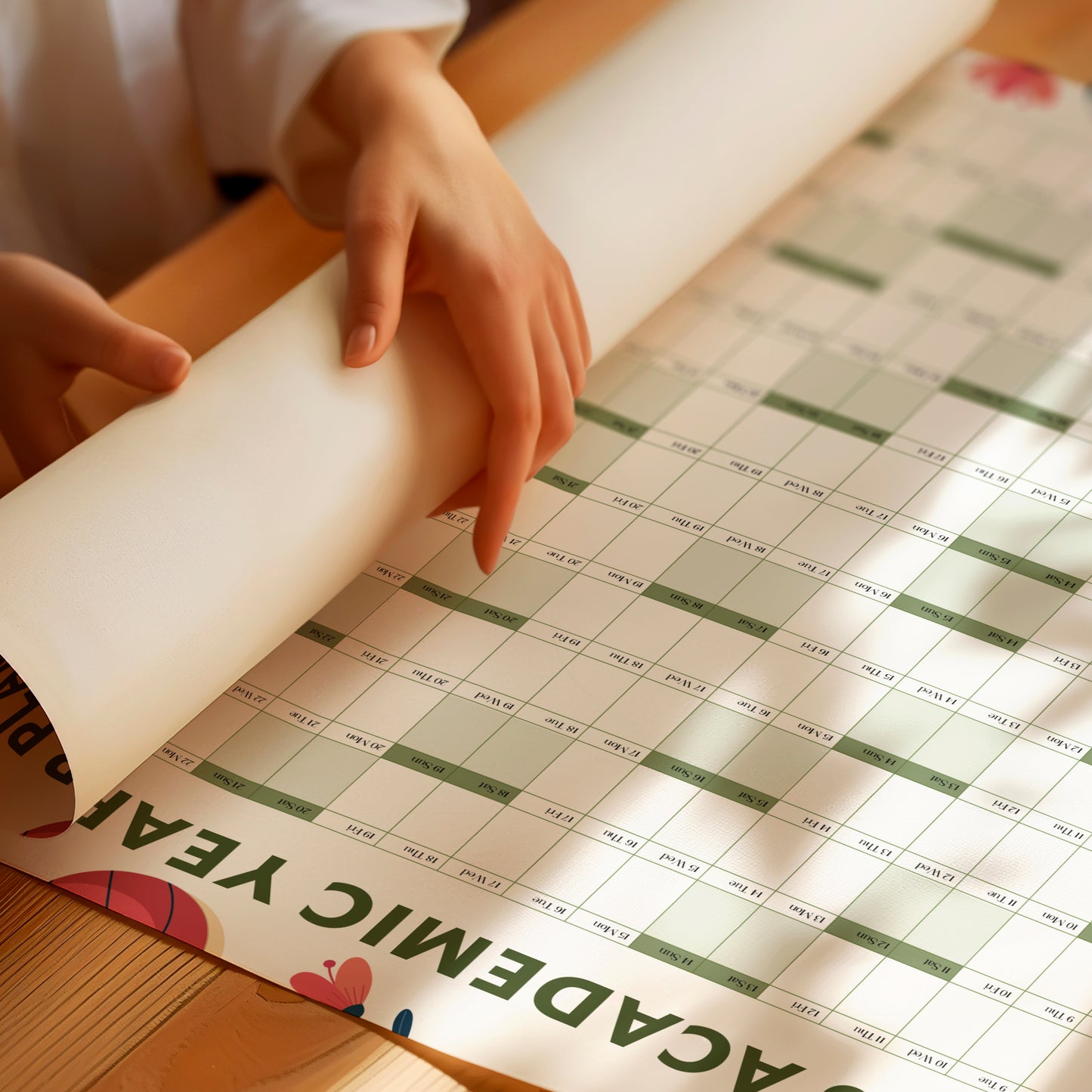 Academic Wall Planner 2025-2026