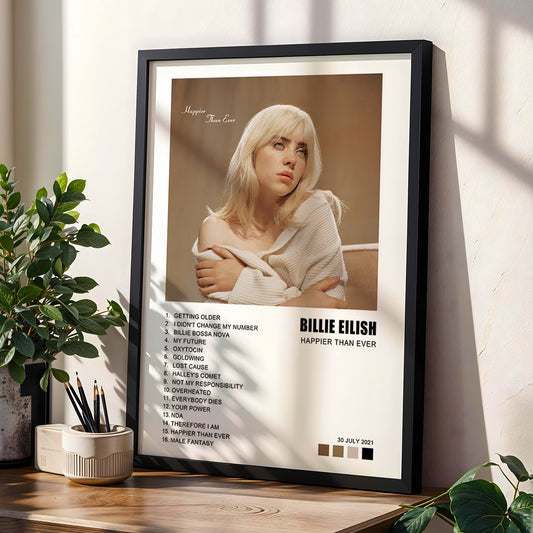 Billie Eilish Album Cover Poster