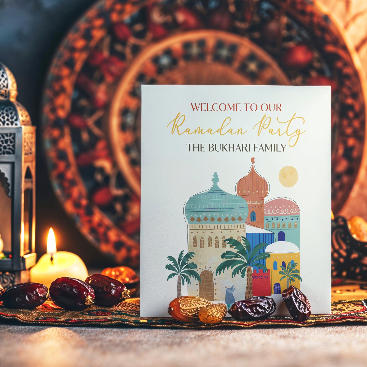 Eid Mubarak Sign or Ramadan Celebration Sign