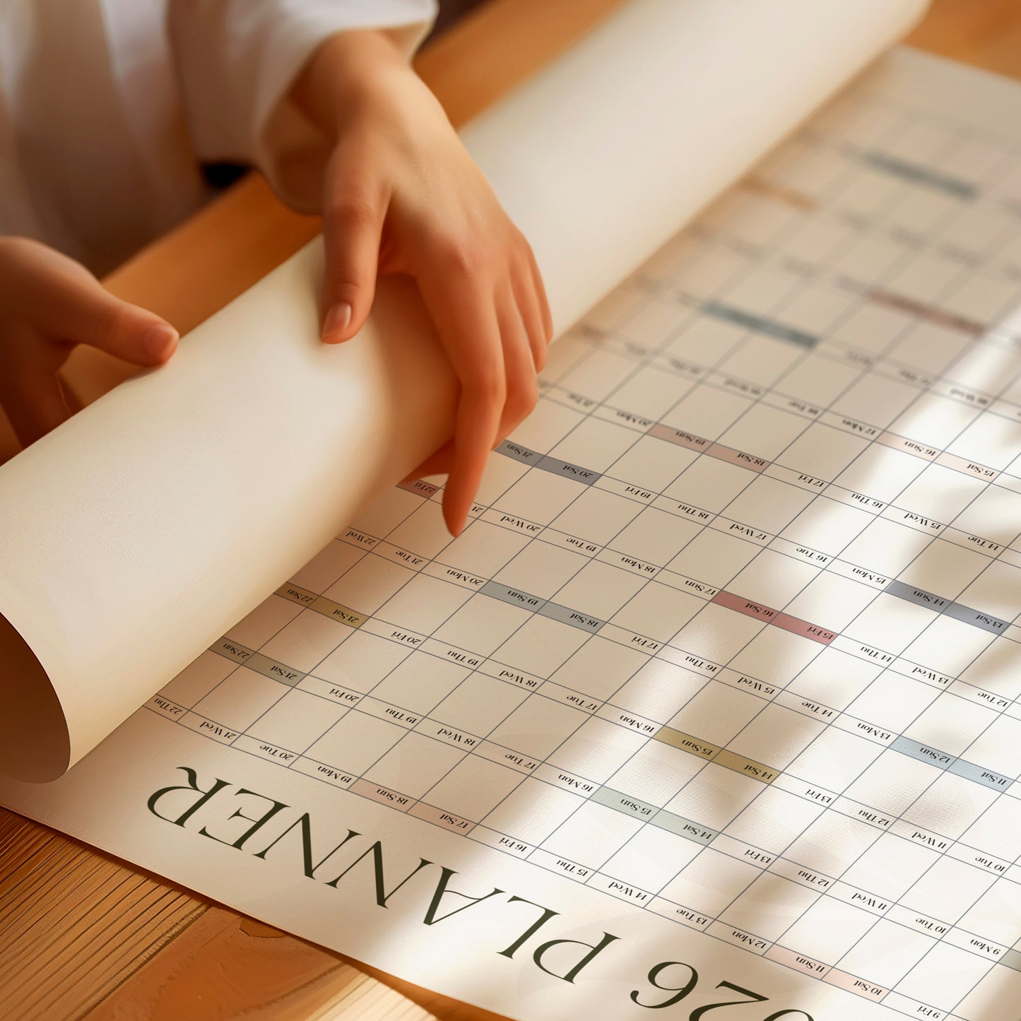 2026 Large Yearly Wall Planner, A1