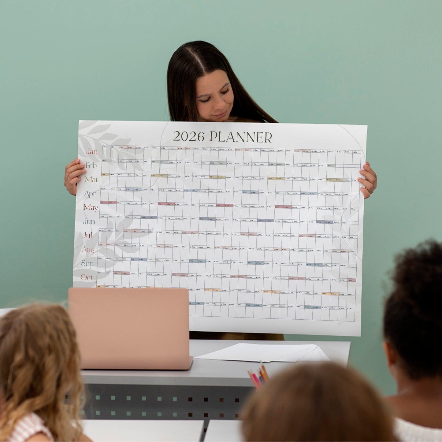 2026 Large Yearly Wall Planner, A1