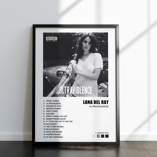 Lana Del Rey Album Cover Poster