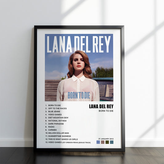 Lana Del Rey Album Cover Poster