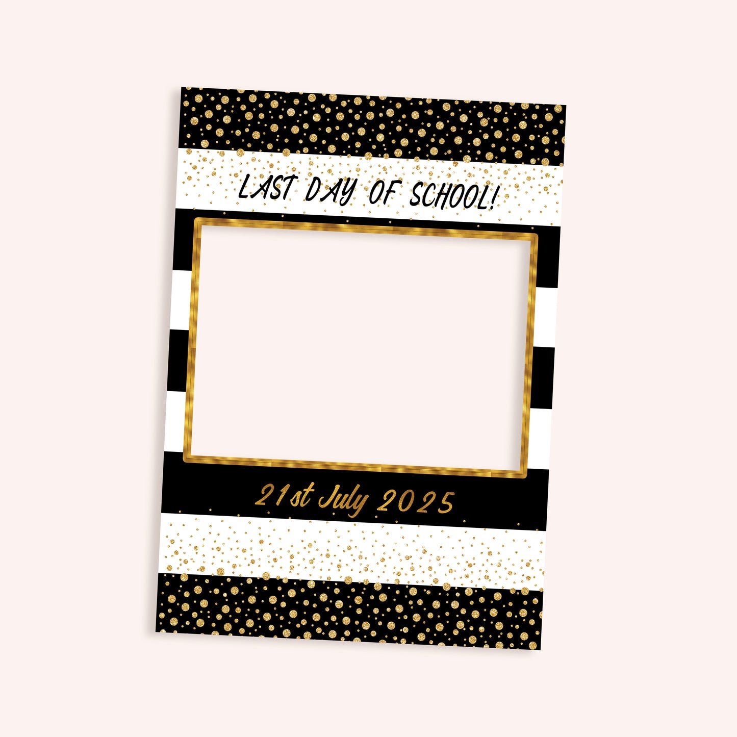 Last Day of School Party Frame