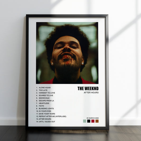 The Weeknd Album Cover Poster