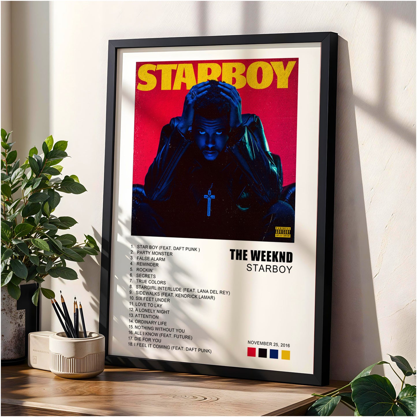 The Weeknd Album Cover Poster