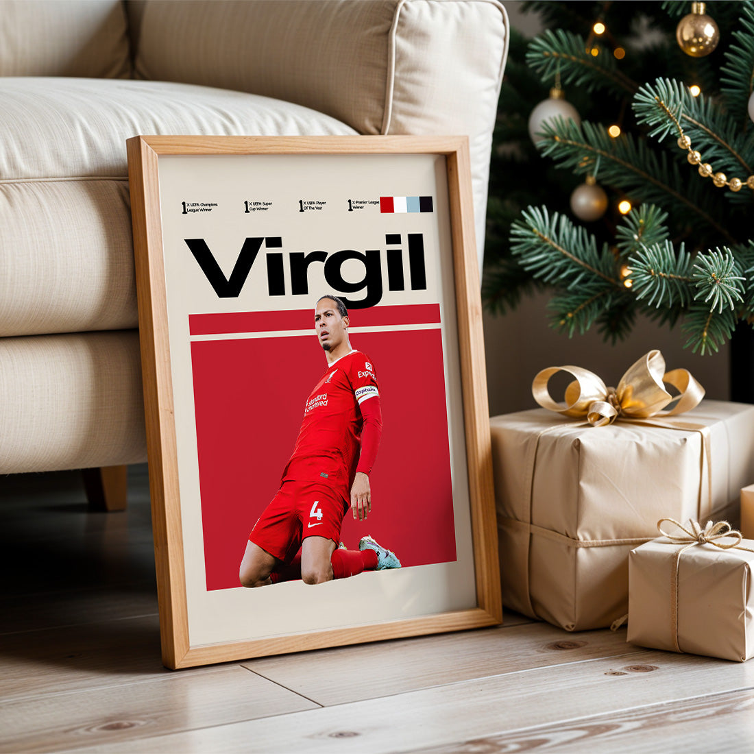 Liverpool - Virgil van Dijk Poster