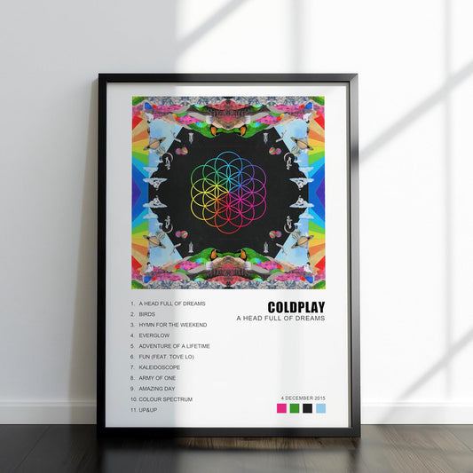 Coldplay Album Poster