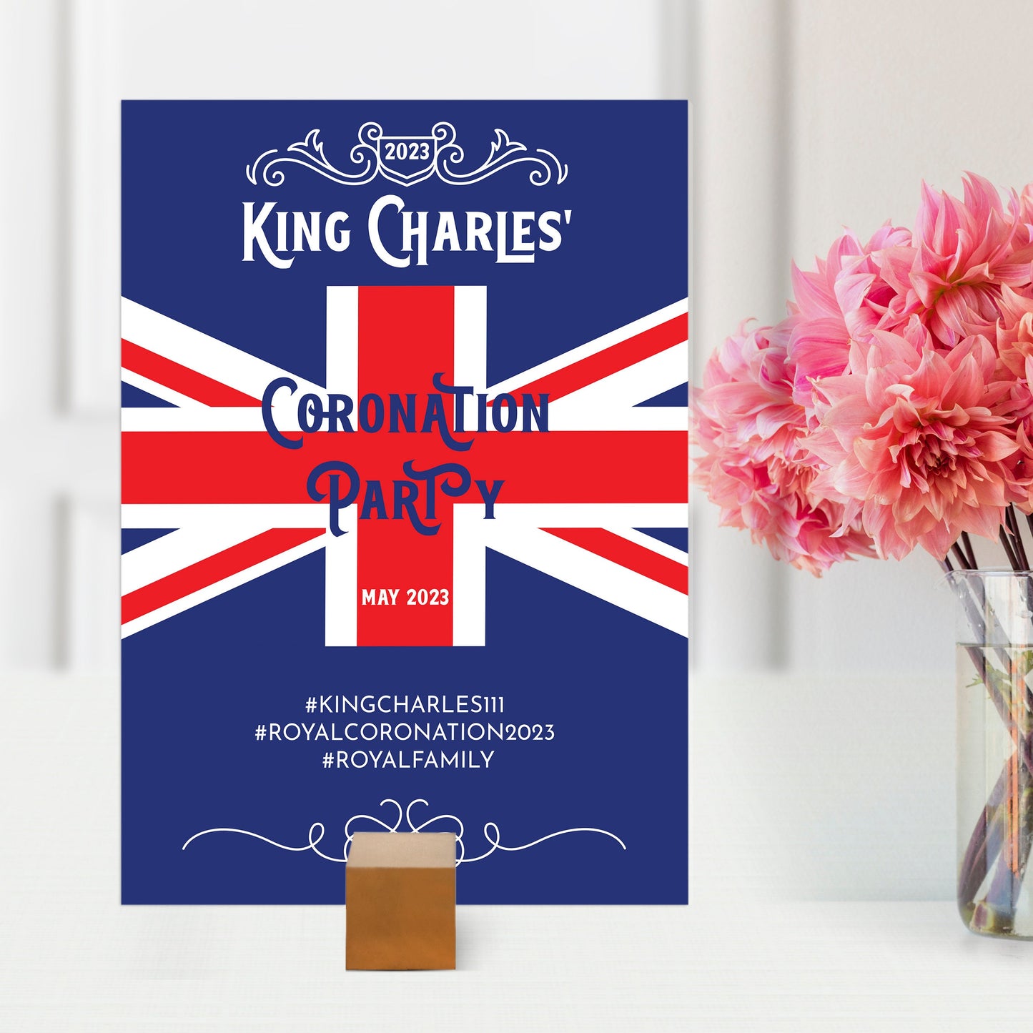 Coronation Party Sign