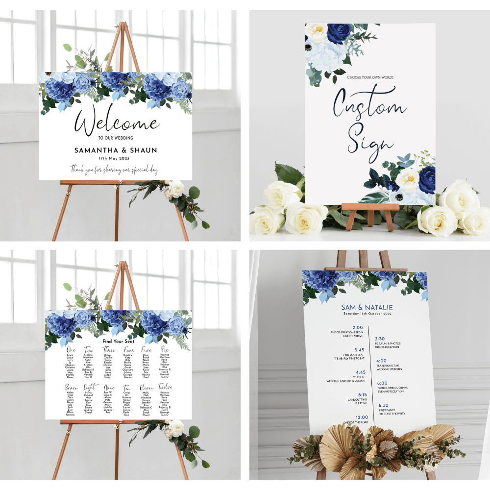 Navy & White Wedding Collection