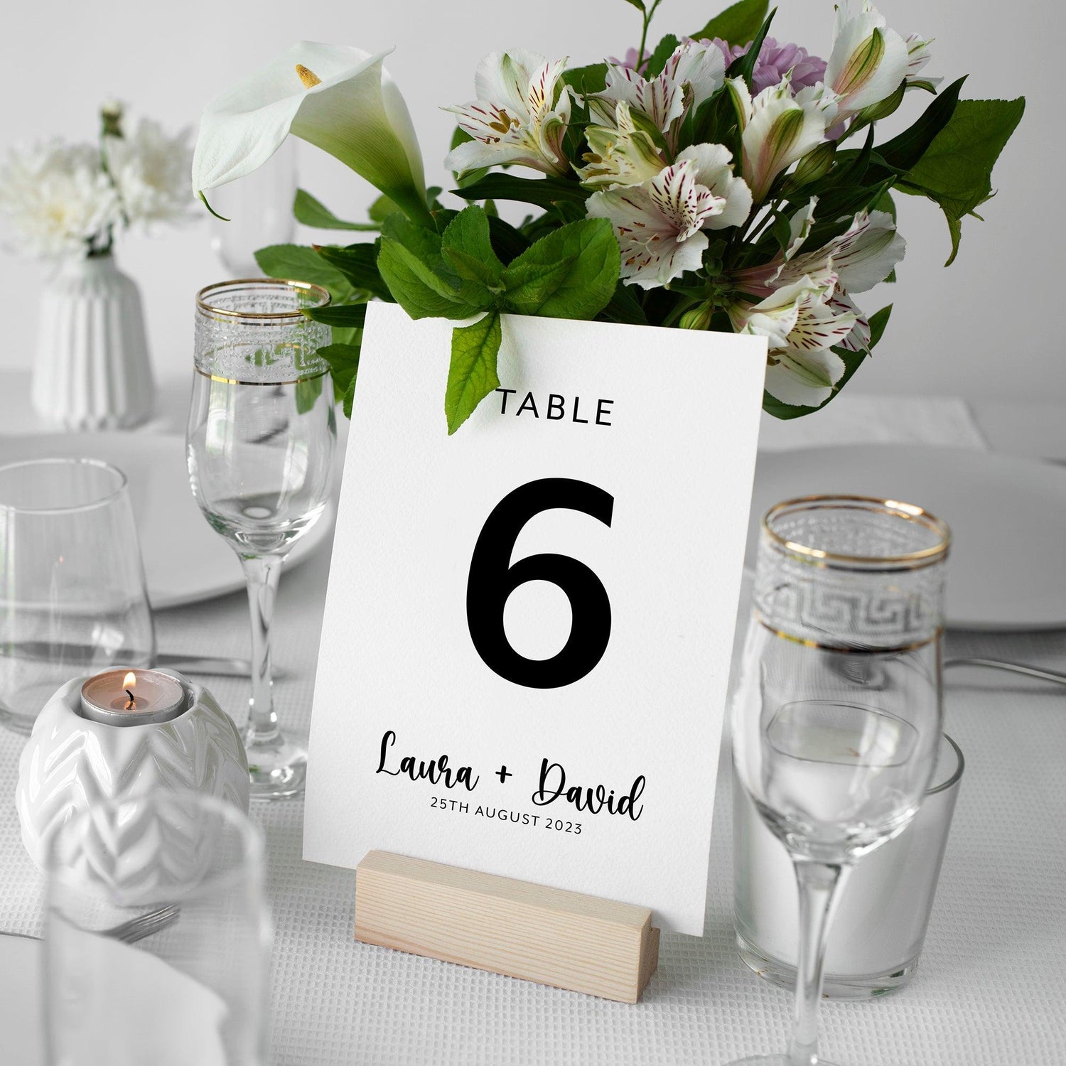 Wedding Table Numbers