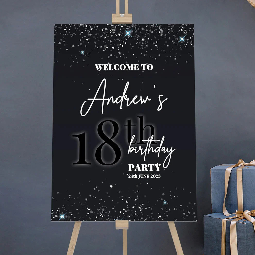 Birthday Party Signs - Premium Foamboard Party Signs, Fast UK Deliivery ...
