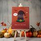 Witches Hat Halloween Party Sign