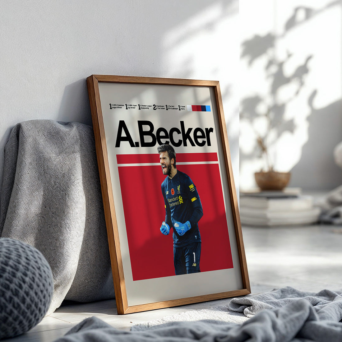 Liverpool - Alisson Becker Poster