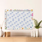A1 Student Academic Wall Calendar 2025-2026