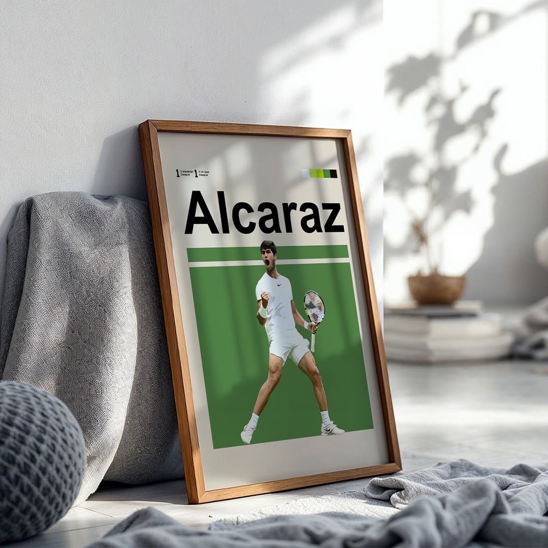 Carlos Alcaraz Tennis Poster
