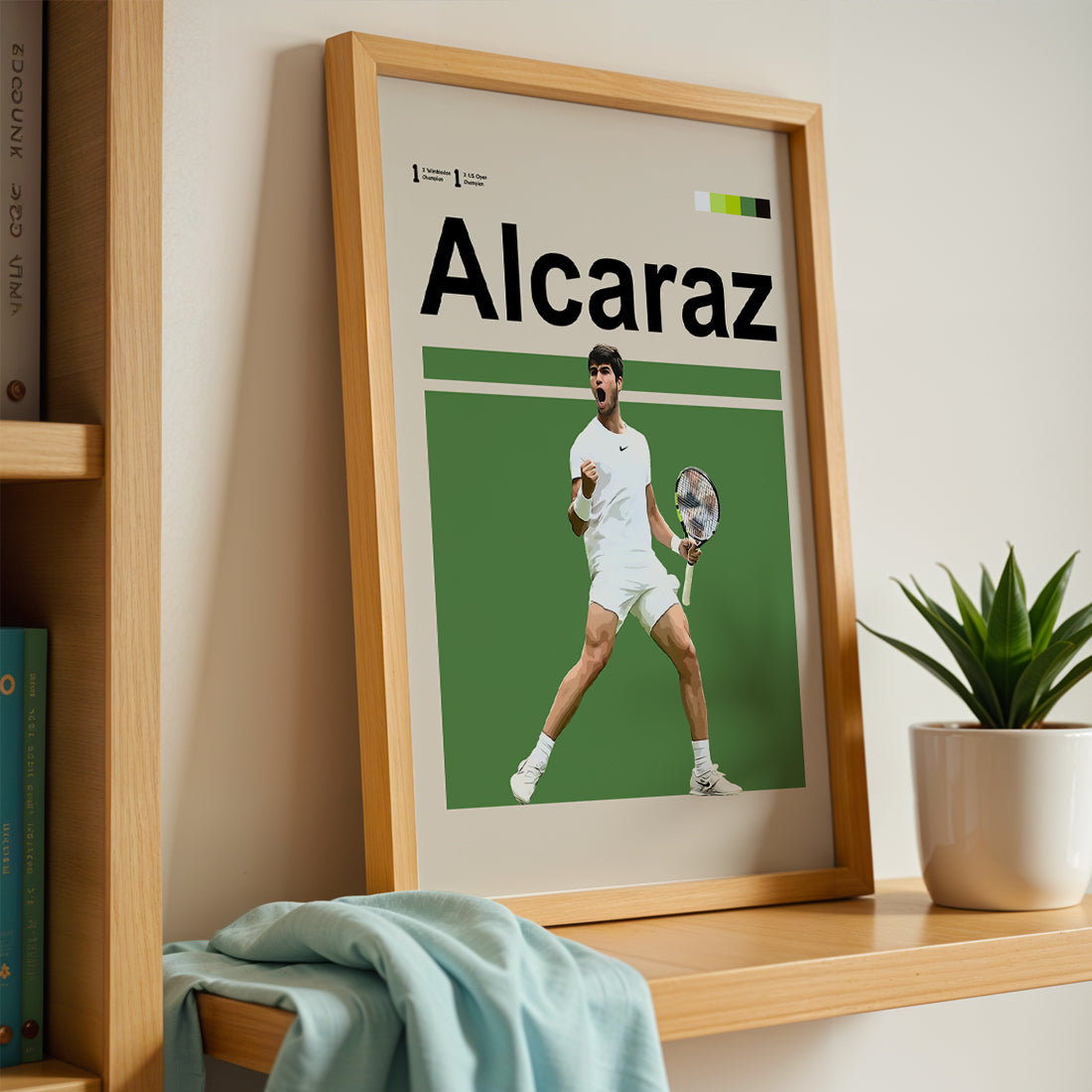 Carlos Alcaraz Tennis Poster