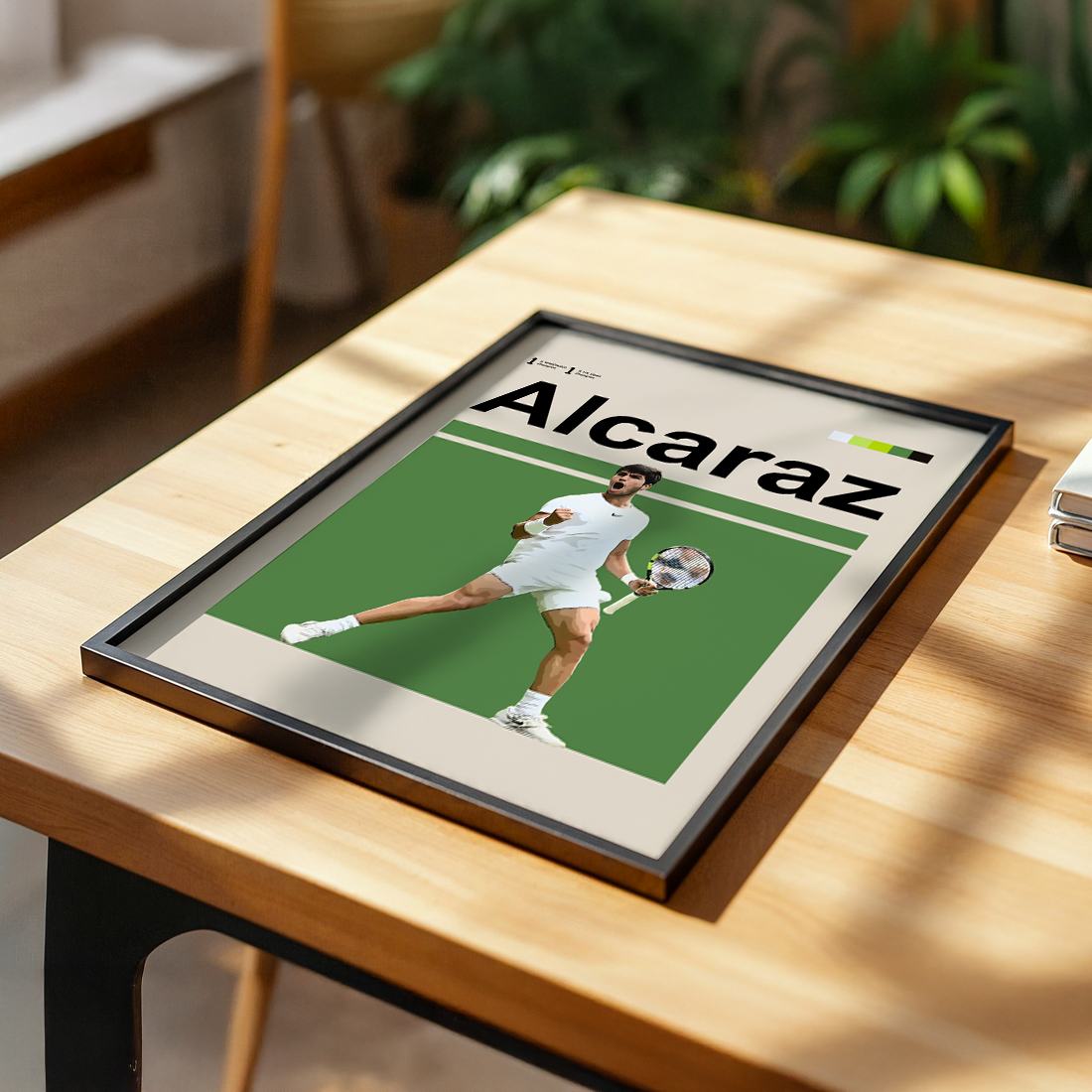 Carlos Alcaraz Tennis Poster