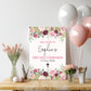Blush Rose First Holy Communion Welcome Sign