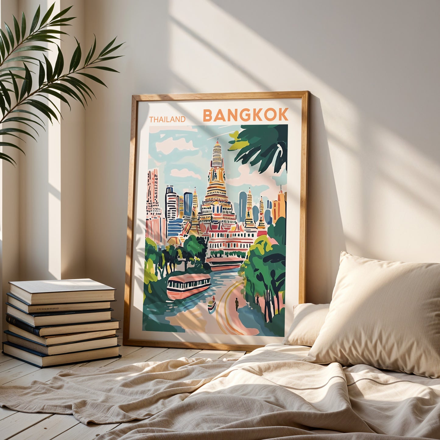 Bangkok, Thailand Poster – Travel Wall Art Print