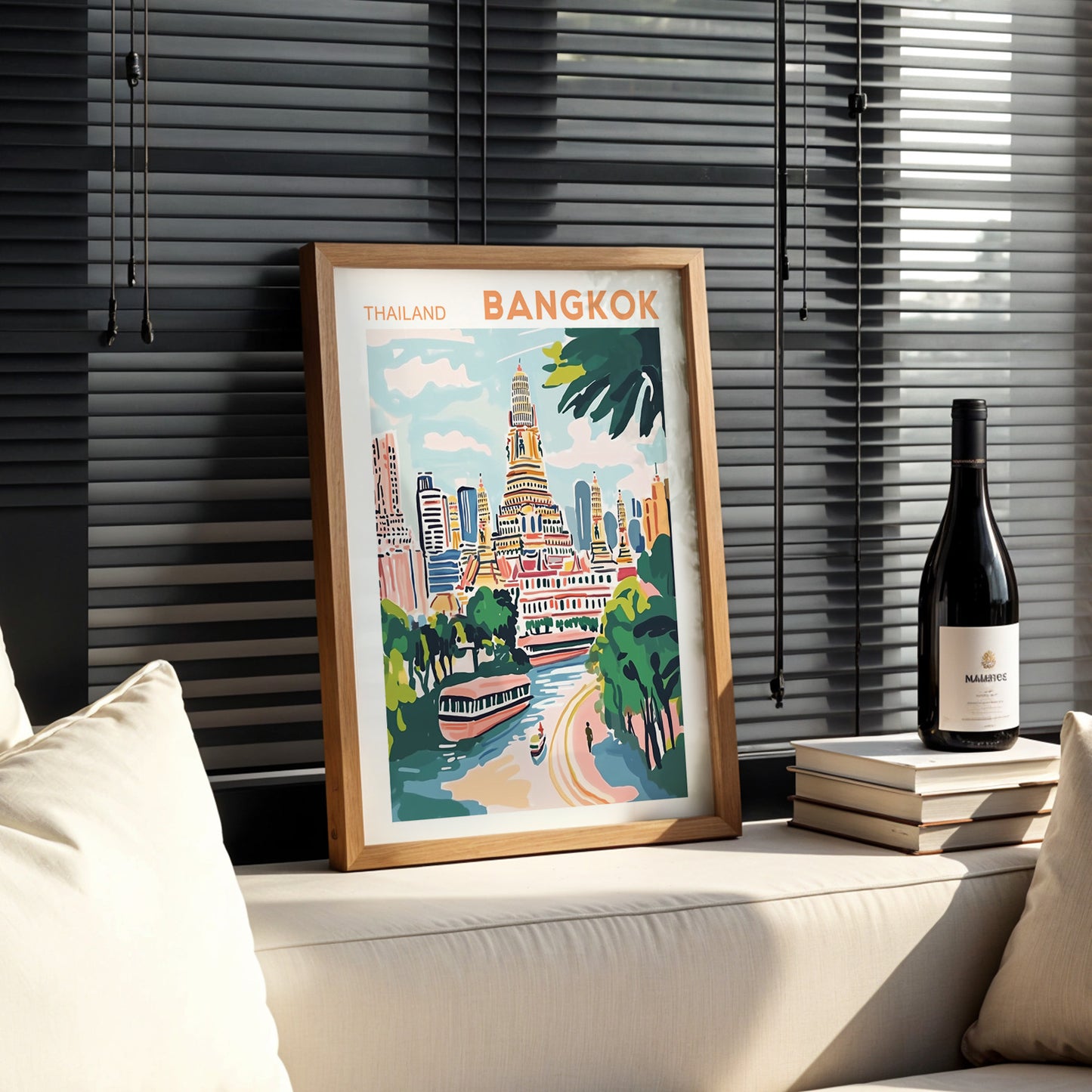 Bangkok, Thailand Poster – Travel Wall Art Print