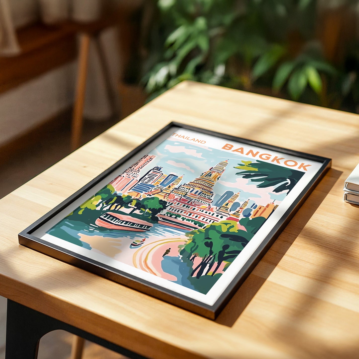 Bangkok, Thailand Poster – Travel Wall Art Print