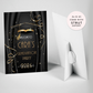 Black and Gold Graduation Party Sign