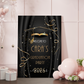 Black and Gold Graduation Party Sign