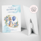Blue Peter Rabbit Christening, Baptism or 1st Birthday Welcome Sign
