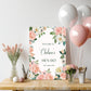 Blush Floral Hen Party Welcome Sign