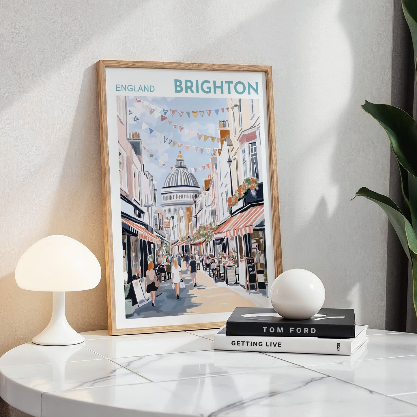 Brighton Poster - The Lanes