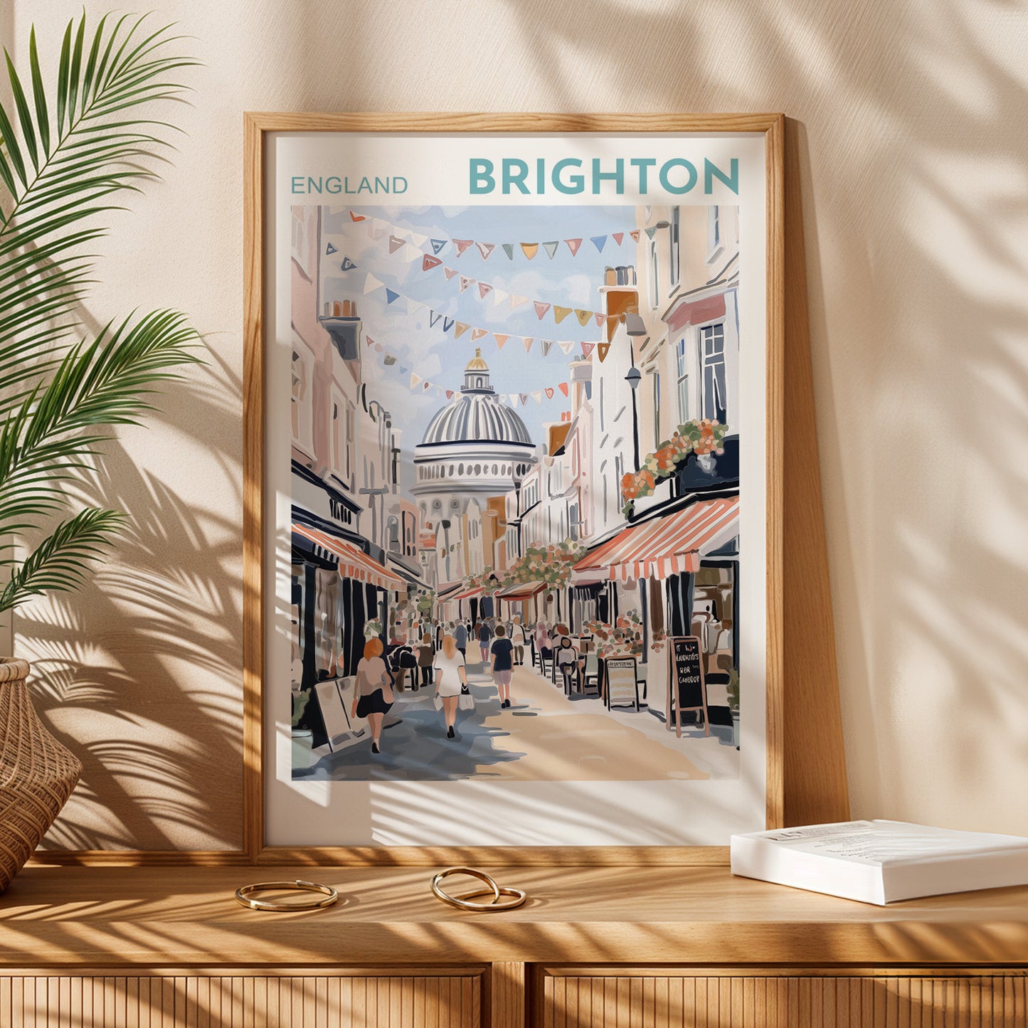 Brighton Poster - The Lanes