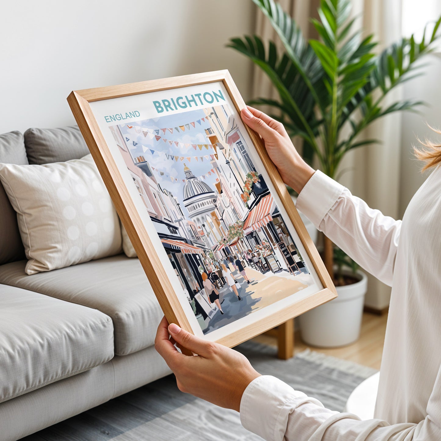 Brighton Poster - The Lanes