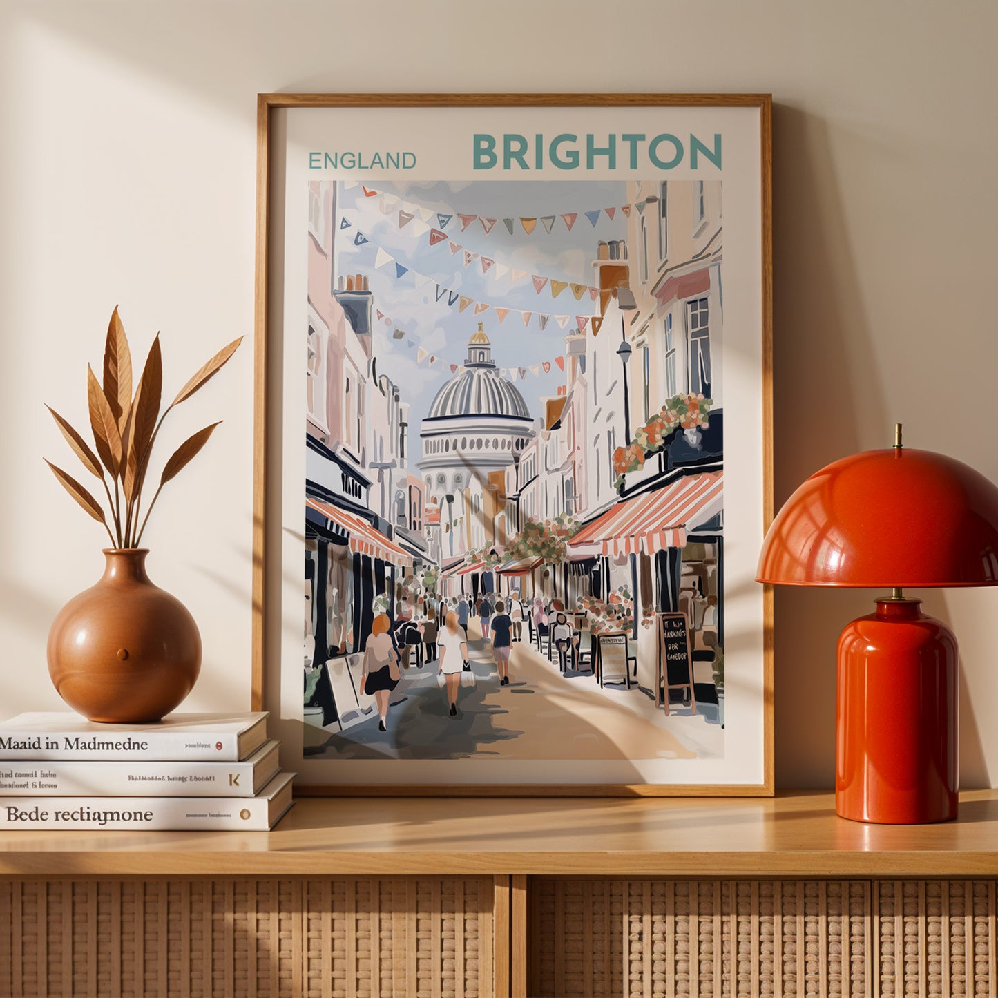 Brighton Poster - The Lanes