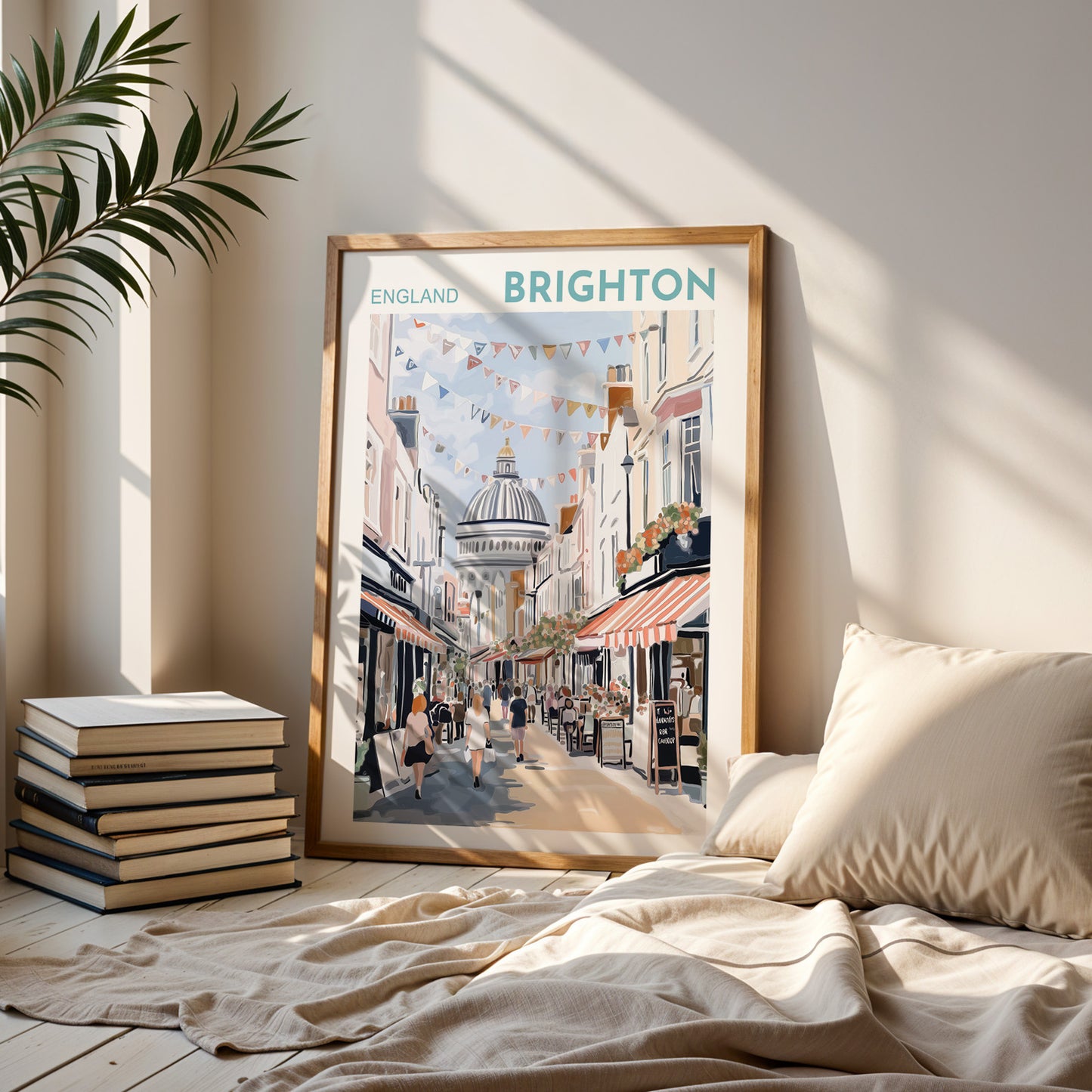 Brighton Poster - The Lanes