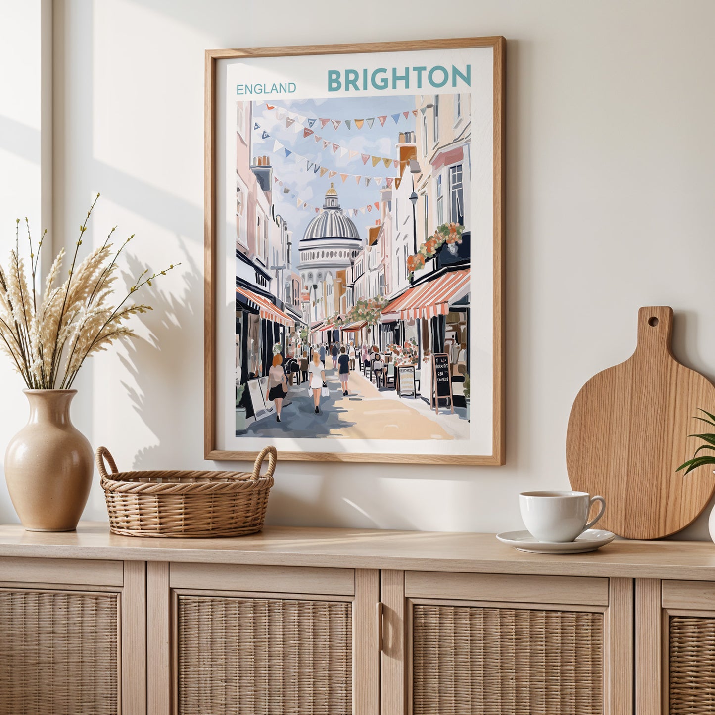 Brighton Poster - The Lanes