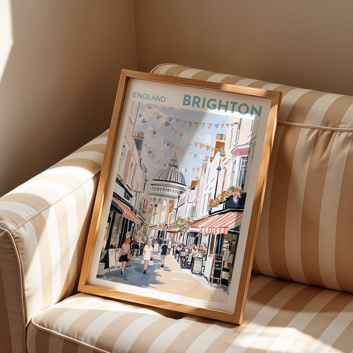 Brighton Poster - The Lanes