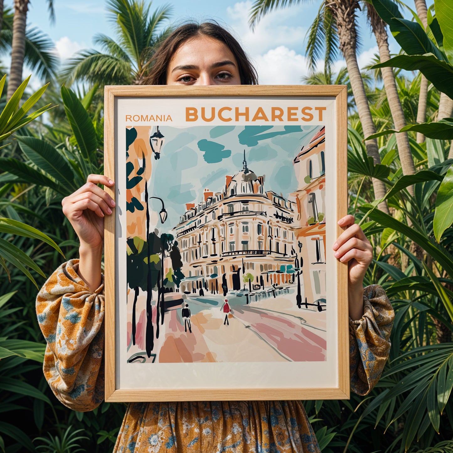 Bucharest, Romania Poster