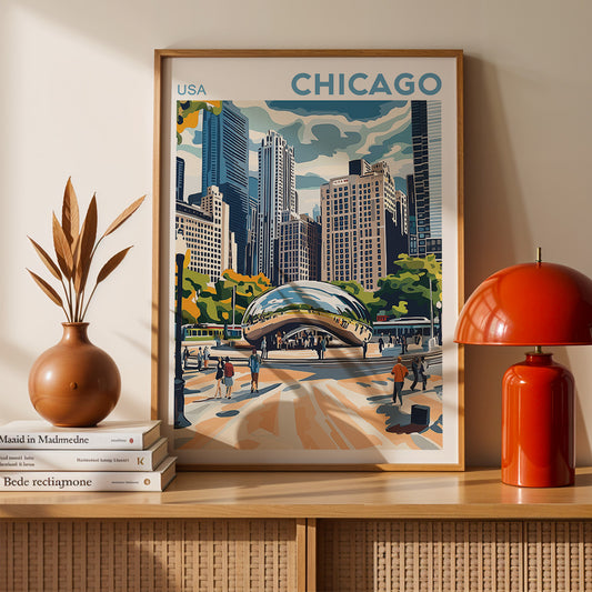 Chicago, Illinois Poster