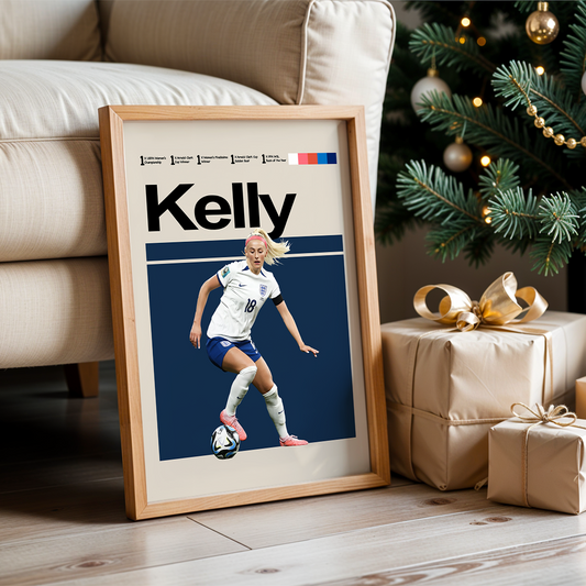 Womens England - Chloe Kelly Poster