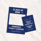 Class of 2025 School Leavers Selfie Frame and Party Sign