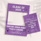 Class of 2025 School Leavers Selfie Frame and Party Sign