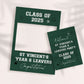 Class of 2025 School Leavers Selfie Frame and Party Sign