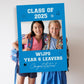 Class of 2025 School Leavers Selfie Frame and Party Sign