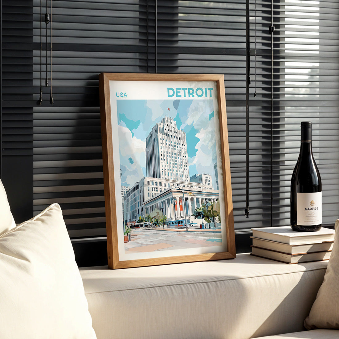 Detroit, Michigan Poster