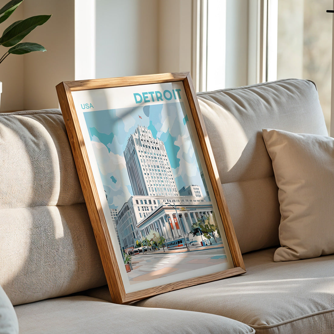 Detroit, Michigan Poster