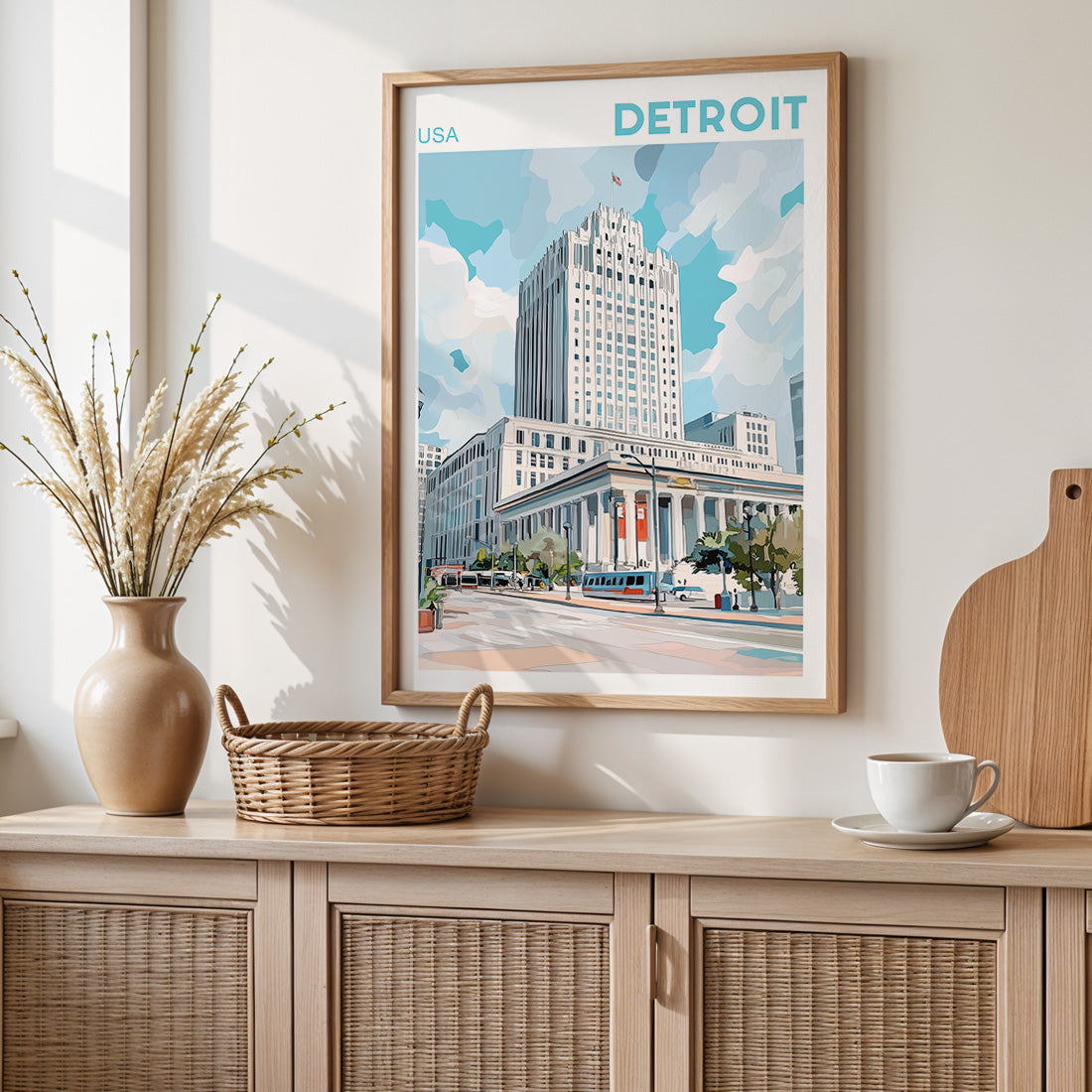 Detroit, Michigan Poster