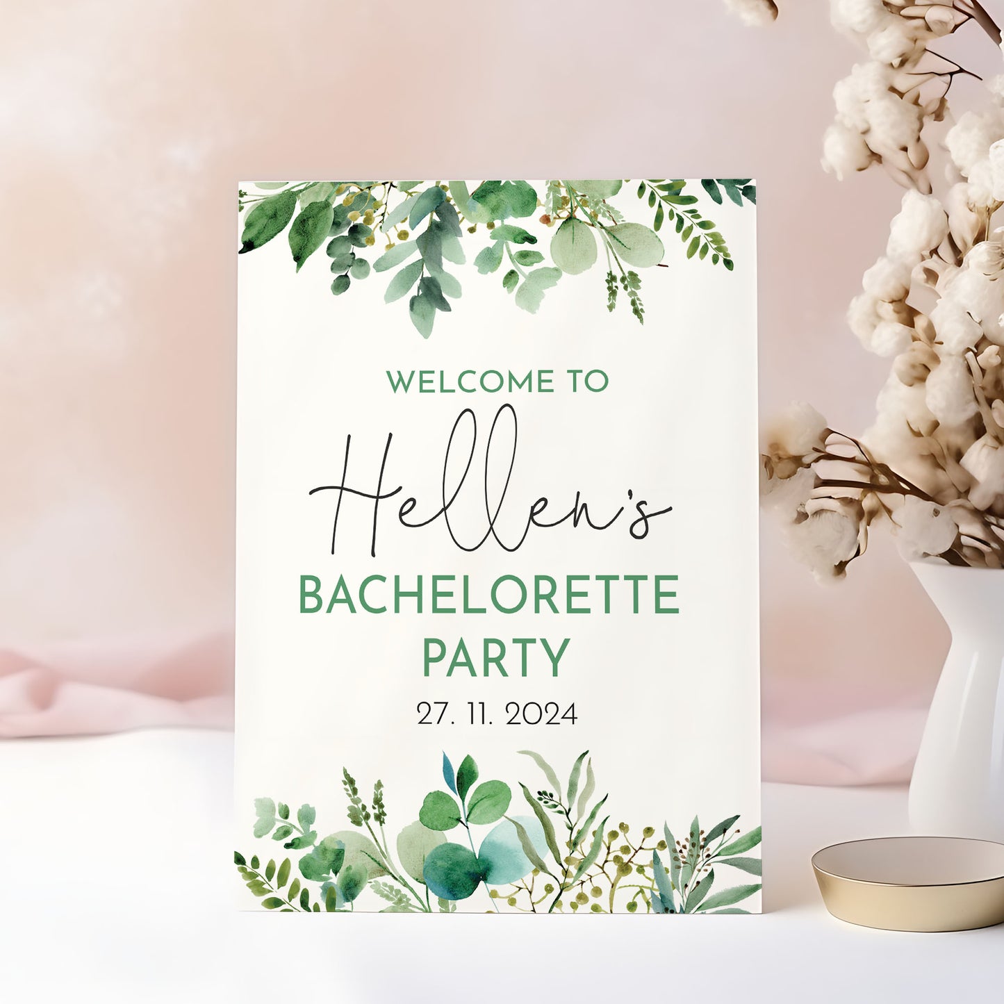 Eucalyptus Hen Party Sign