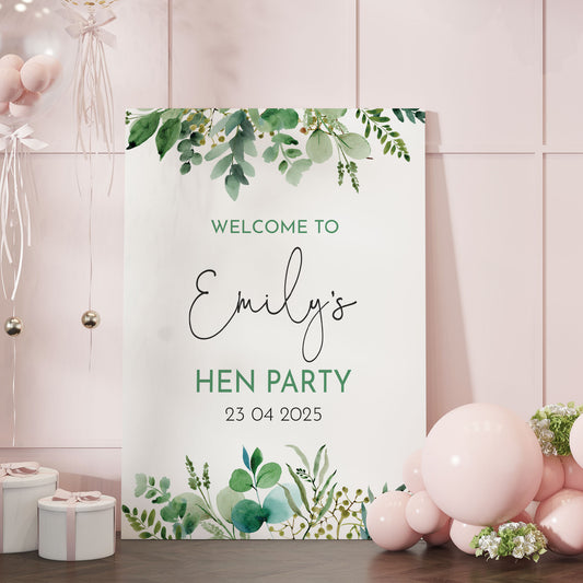 Eucalyptus Hen Party Sign