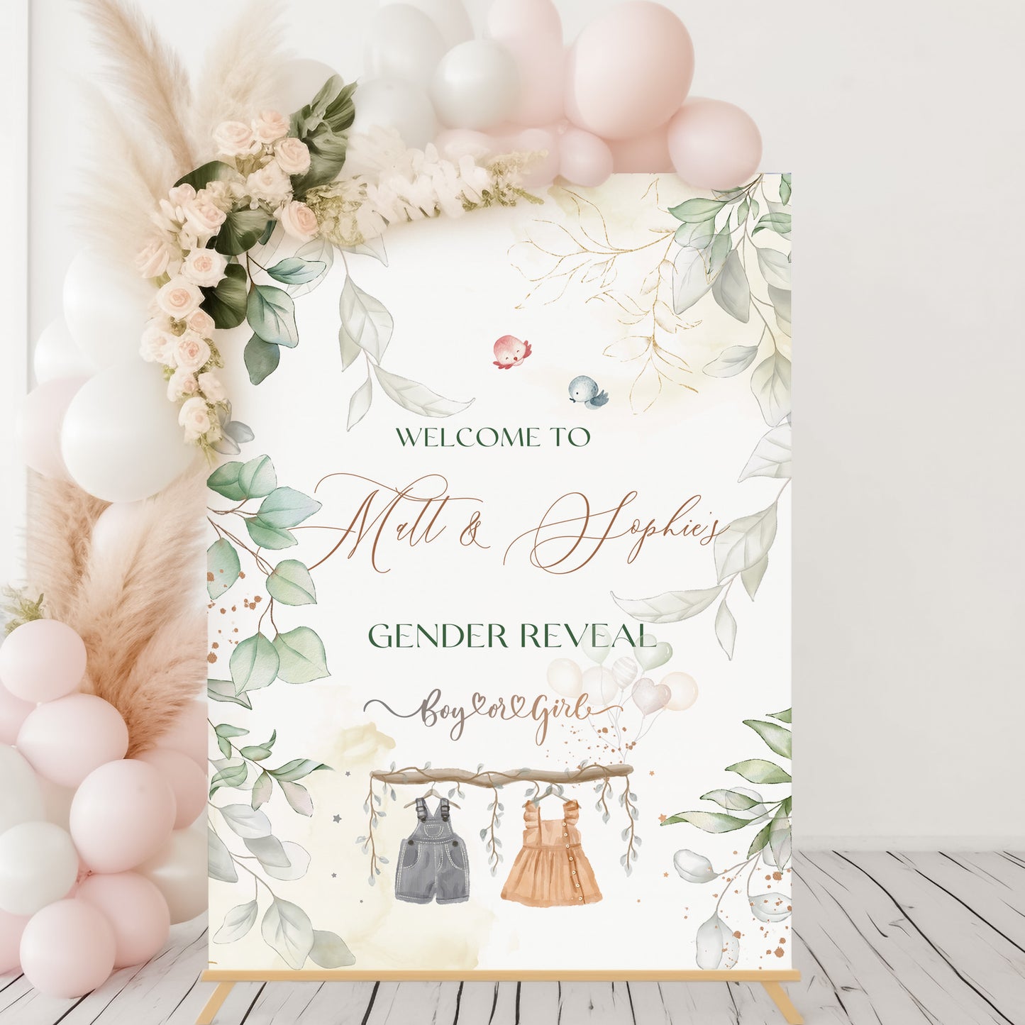 Neutral Baby Shower or Gender Reveal Sign